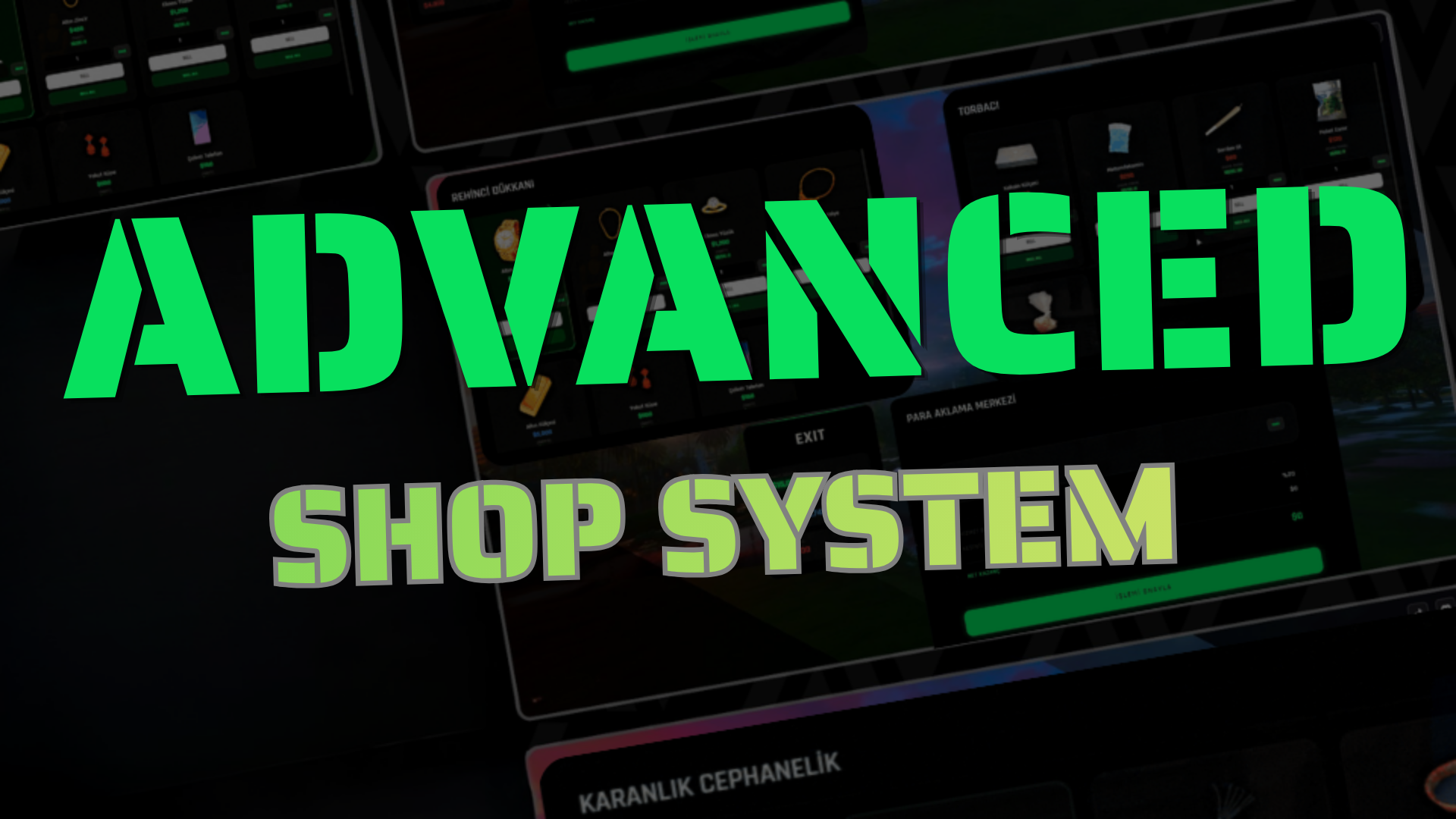 Advanced Shop System · Open Source